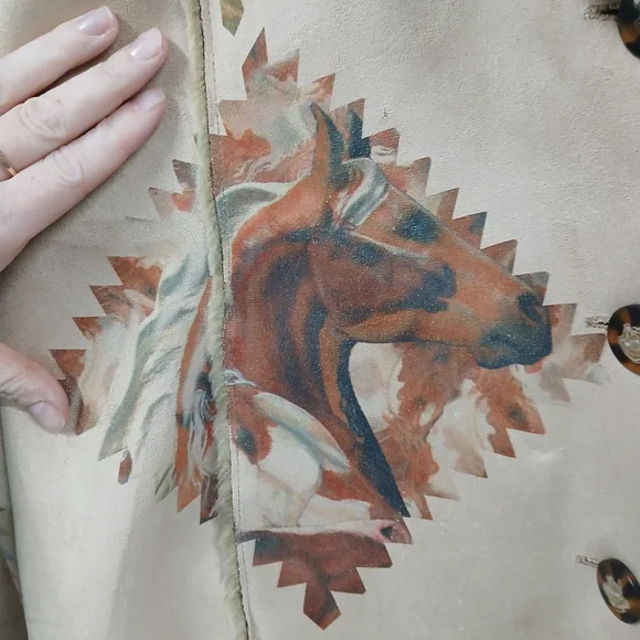 NWT The Trail of Painted Ponies Coat RARE Faux Suede/Fur Size XL - Picture 6 of 9